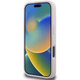 Husa pentru iPhone 16 Pro, Guess Quilted Metal Logo (GUHCP16LPSQSQSP), roz