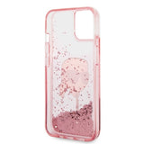 Husa pentru iPhone 14 Plus, Karl Lagerfeld Hardcase Glitter (KLHCP14MLNKHCP), roz