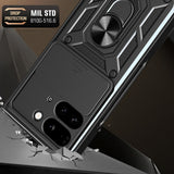 Husa pentru Google Pixel 9 Pro Fold, Techsuit CamShield Series, albastru