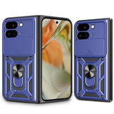 Husa pentru Google Pixel 9 Pro Fold, Techsuit CamShield Series, albastru