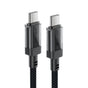 Cablu Acefast de date (C12-03), Type-C to Type-C, 60W, High-Speed Charging, 1.2m, negru