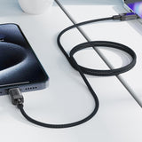 Cablu Acefast de date (C12-03), Type-C to Type-C, 60W, High-Speed Charging, 1.2m, negru