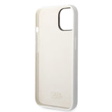 Husa pentru iPhone 14 Plus, Karl Lagerfeld Silicone (KLHCP14MSNIKBCH), alb