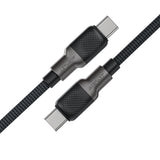 Cablu Acefast de date (C10-03), Type-C to Type-C, 60W, High-Speed Charging, 1.2m, negru