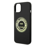Husa pentru iPhone 14 Plus, Karl Lagerfeld Silicone (KLHCP14MSRSGRCK), negru