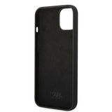 Husa pentru iPhone 14 Plus, Karl Lagerfeld Silicone (KLHCP14MSRSGRCK), negru