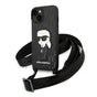 Husa pentru iPhone 14 Plus, Karl Lagerfeld Hardcase Monogram (KLHCP14MSTKMK), alb