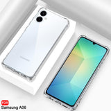 Husa pentru Samsung Galaxy A06 4G, Techsuit Shockproof Clear Silicone, transparenta