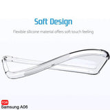 Husa pentru Samsung Galaxy A06 4G, Techsuit Shockproof Clear Silicone, transparenta