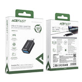 Adaptor Acefast Adapter (J1), Type-C to USB 3.0, 5Gbps, Incarcare Rapida, Data Transmission, Negru