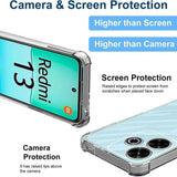 Husa pentru Xiaomi Redmi 13, Techsuit Shockproof Clear Silicone, transparenta