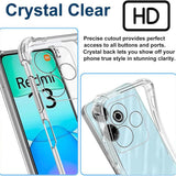 Husa pentru Xiaomi Redmi 13, Techsuit Shockproof Clear Silicone, transparenta
