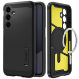 Husa pentru Samsung Galaxy S24 FE, Spigen Tough Armor MagSafe (ACS08625), negru