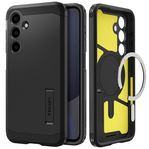 Husa pentru Samsung Galaxy S24 FE, Spigen Tough Armor MagSafe (ACS08625), negru