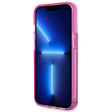 Husa pentru iPhone 14 Pro Max, Karl Lagerfeld Hardcase Liquid Glitter (KLHCP14XLCKVF), roz