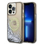 Husa pentru iPhone 14 Pro Max, Karl Lagerfeld Hardcase Liquid Glitter (KLHCP14XLCRSGRK), negru