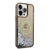 Husa pentru iPhone 14 Pro Max, Karl Lagerfeld Hardcase Liquid Glitter (KLHCP14XLCRSGRK), negru