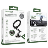 Suport auto Acefast (D20), Inel magnetic, 360A° Rotatie, pentru Bord, Universal, Reglabil, gri