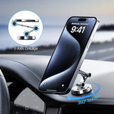 Suport auto Acefast (D20), Inel magnetic, 360A° Rotatie, pentru Bord, Universal, Reglabil, argintiu
