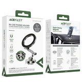 Suport auto Acefast (D20), Inel magnetic, 360A° Rotatie, pentru Bord, Universal, Reglabil, argintiu