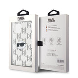 Husa pentru iPhone 15, Karl Lagerfeld IML Lux (KLHCP15SHKLPCHT), transparenta