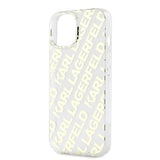 Husa pentru iPhone 15, Karl Lagerfeld IML Lux (KLHCP15SHKFOEMD), auriu