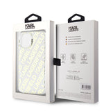 Husa pentru iPhone 15, Karl Lagerfeld IML Lux (KLHCP15SHKFOEMD), auriu