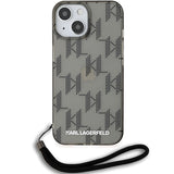 Husa pentru iPhone 15, Karl Lagerfeld IML Lux (KLHCP15SHKDPNSK), negru