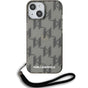 Husa pentru iPhone 15, Karl Lagerfeld IML Lux (KLHCP15SHKDPNSK), negru
