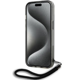 Husa pentru iPhone 15, Karl Lagerfeld IML Lux (KLHCP15SHKDPNSK), negru