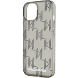 Husa pentru iPhone 15, Karl Lagerfeld IML Lux (KLHCP15SHKDPNSK), negru