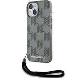 Husa pentru iPhone 15, Karl Lagerfeld IML Lux (KLHCP15SHKDPNSK), negru