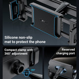 Suport auto Acefast (D8), pentru In-car Headrest, Reglabil, Pliabil Clema Brat, pentru Devices 4.7-12.9, negru