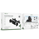 Suport auto Acefast (D8), pentru In-car Headrest, Reglabil, Pliabil Clema Brat, pentru Devices 4.7-12.9, negru