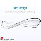 Husa pentru Nothing CMF Phone 1, Techsuit Shockproof Clear Silicone, transparenta