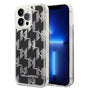 Husa pentru iPhone 14 Pro Max, Karl Lagerfeld Hardcase Liquid Glitter (KLHCP14XLMNMK), negru