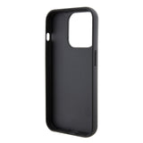 Husa pentru iPhone 15 Pro, Karl Lagerfeld Saffiano Gripstand (KLHCP15LGSACHPK), negru