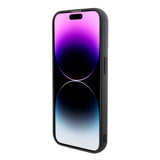 Husa pentru iPhone 15 Pro, Karl Lagerfeld Saffiano Gripstand (KLHCP15LGSAKCPK), negru