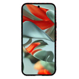 Husa pentru Google Pixel 9 Pro XL, Techsuit Carbonite FiberShell, rosu inchis