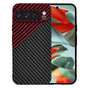 Husa pentru Google Pixel 9 Pro XL, Techsuit Carbonite FiberShell, rosu inchis