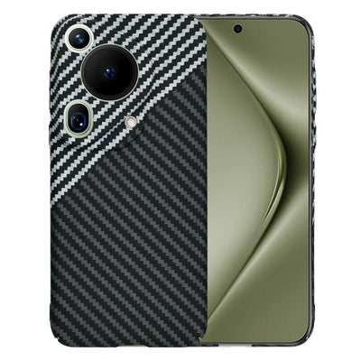 Husa pentru Huawei Pura 70 Ultra, Techsuit Carbonite FiberShell, gri