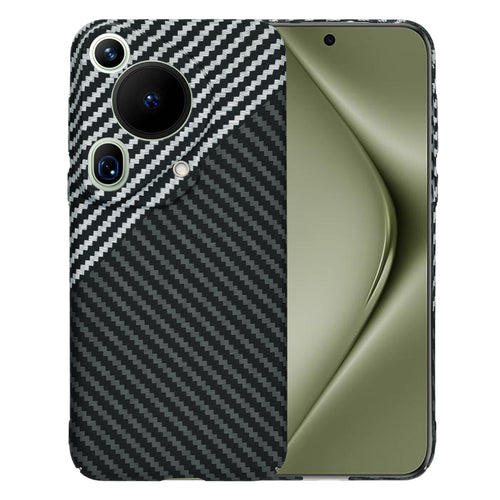 Husa pentru Huawei Pura 70 Ultra, Techsuit Carbonite FiberShell, gri