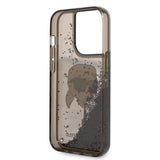 Husa pentru iPhone 14 Pro Max, Karl Lagerfeld Hardcase Glitter (KLHCP14XLNKHCK), negru