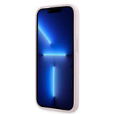 Husa pentru iPhone 14 Pro Max, Karl Lagerfeld Diagonal Quilted Script (KLHCP14XPQDSMGP), roz