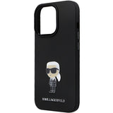 Husa pentru iPhone 14 Pro Max, Karl Lagerfeld Silicone (KLHCP14XSMHKNPK), negru