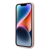 Husa pentru iPhone 14 Pro Max, Karl Lagerfeld Silicone (KLHCP14XSNIKBCP), roz