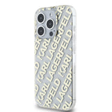 Husa pentru iPhone 15 Pro, Karl Lagerfeld IML Lux (KLHCP15LHKFOEMD), auriu