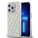 Husa pentru iPhone 15 Pro, Karl Lagerfeld IML Lux (KLHCP15LHKFOEMD), auriu