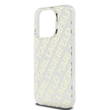 Husa pentru iPhone 15 Pro, Karl Lagerfeld IML Lux (KLHCP15LHKFOEMD), auriu