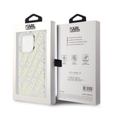 Husa pentru iPhone 15 Pro, Karl Lagerfeld IML Lux (KLHCP15LHKFOEMD), auriu